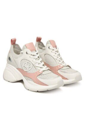 Michael Kors Women’s Zuma Knit Trainers Smokey Rose Size 7 NEW IN BOX